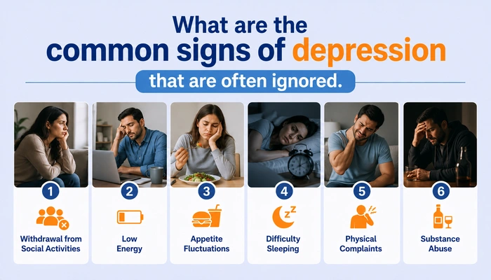  some of the common signs of depression that are often ignored.
